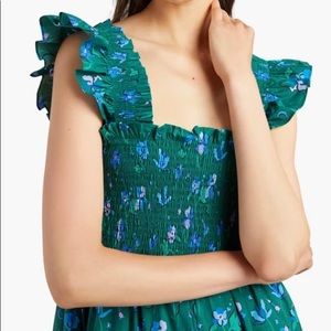 Hill House Home Nap Dress - Ellie Emerald Floral